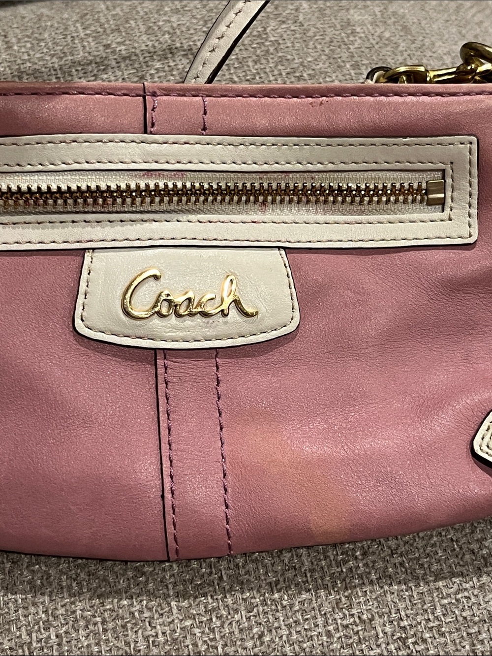Coach leather purse  *please read description and look at pictures* - Picture 4 of 12